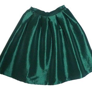 Green A Line Skirt